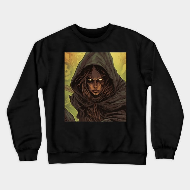 Rogue Thief Assassin Crewneck Sweatshirt by Nightarcade